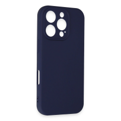 İphone 16 Pro Kılıf First Silikon - Lacivert