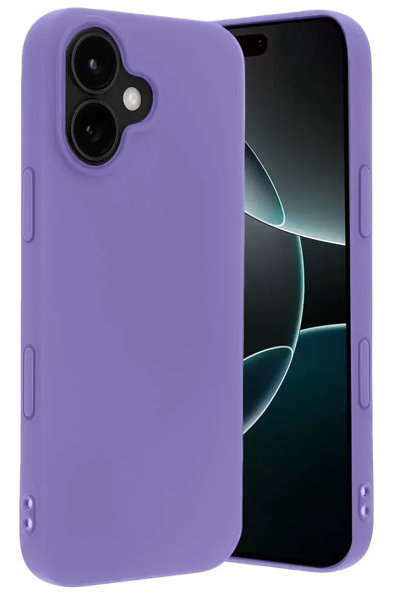 Newface Apple İphone 17 First Silikon - Lila