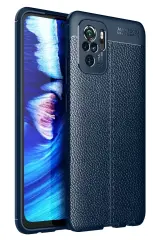 Newface Xiaomi Redmi Note 10 Kılıf Auto Focus Kapak - Lacivert