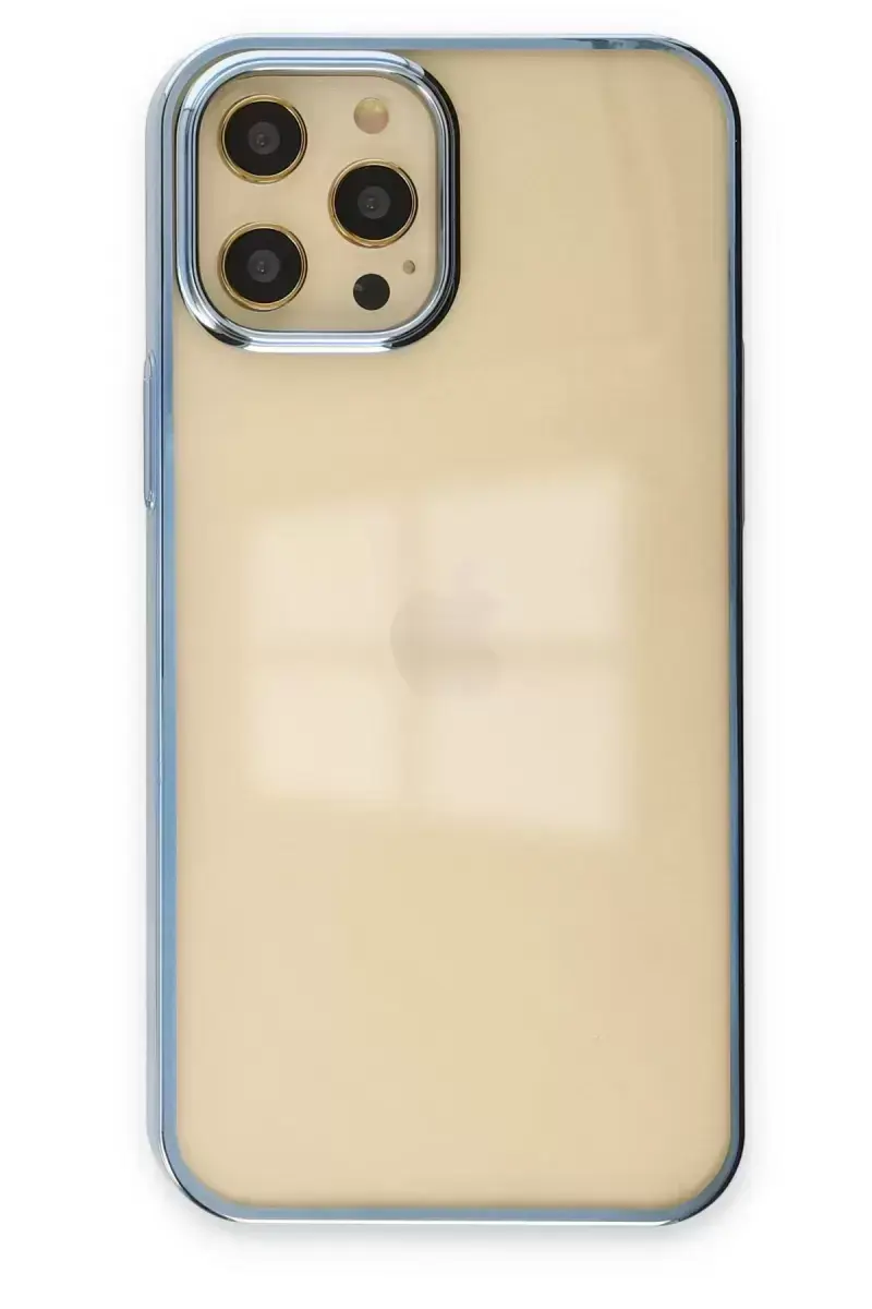 Newface Apple İphone 12 Pro Max Kılıf Element Silikon - Mavi