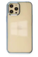Newface Apple İphone 12 Pro Max Kılıf Element Silikon - Mavi