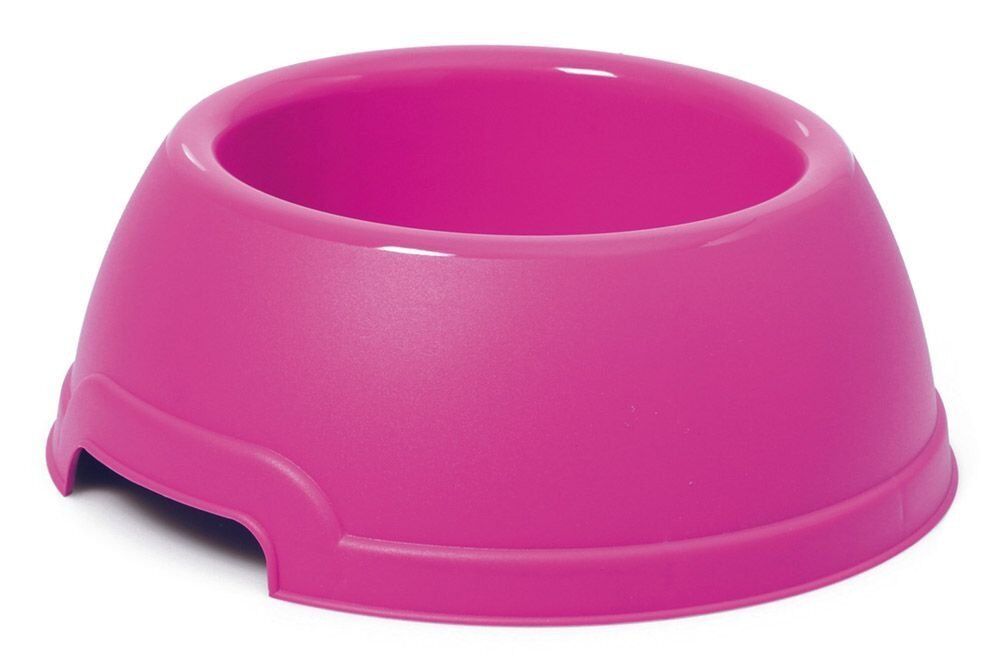 Plastik köpek mama su kabı 1,5 litre Pembe