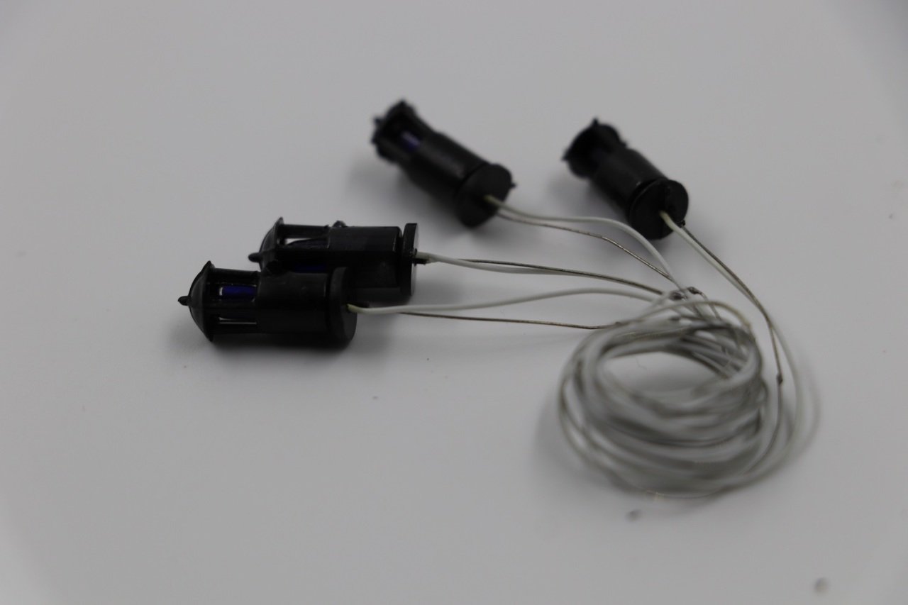 Bahçe Lambası Mavi Işıklı 4'lü - 1/100 - 6V - N:t17-04