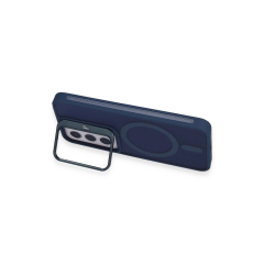 Joko Samsung Galaxy S24 Flet Lens Magsafe Kapak - Lacivert