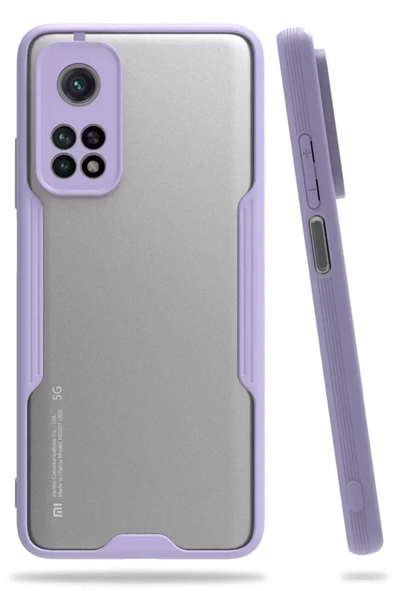 Newface Xiaomi Mi 10t Pro Kılıf Platin Silikon - Lila
