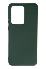 Newface Samsung Galaxy S20 Ultra Kılıf Nano İçi Kadife Silikon - Koyu Yeşil
