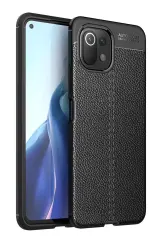 Newface Xiaomi Mi 11 Lite Kılıf Auto Focus Kapak - Siyah