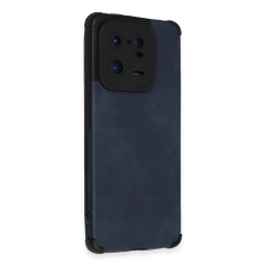 Xiaomi Mi 13 Pro Kılıf Loop Deri Silikon - Lacivert