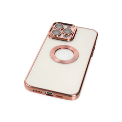 İphone 14 Pro Kılıf Slot Silikon - Rose Gold