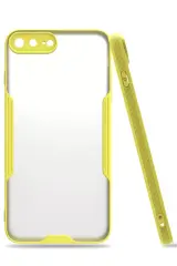 Newface İphone 7 Plus Kılıf Platin Silikon - Sarı