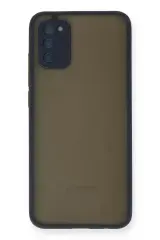 Newface Samsung Galaxy A02s Kılıf Montreal Silikon Kapak - Lacivert