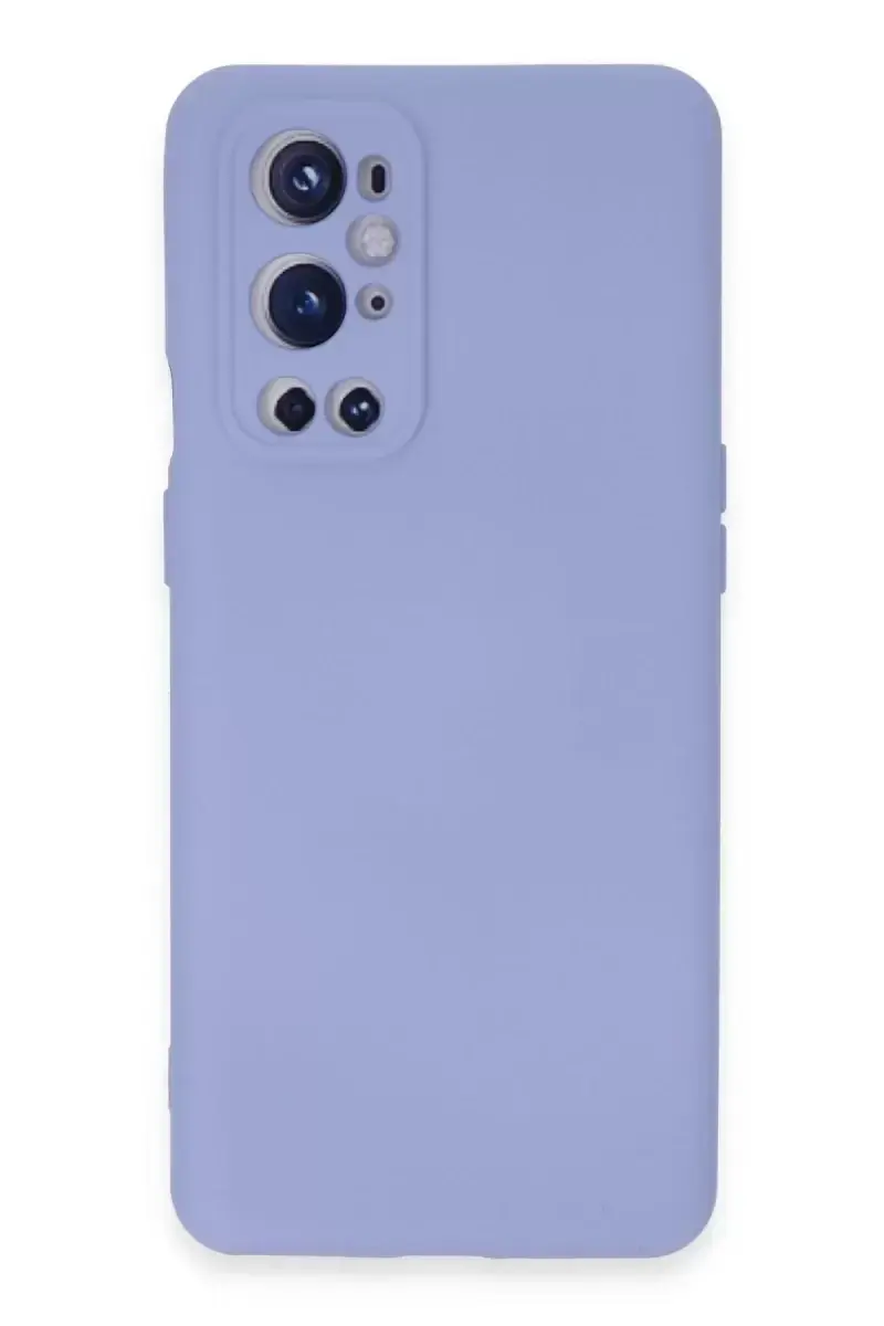 Newface One Plus 9 Pro Kılıf Nano İçi Kadife Silikon - Lila