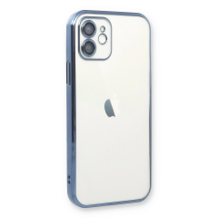 İphone 11 Kılıf Razer Lensli Silikon - Açık Mavi