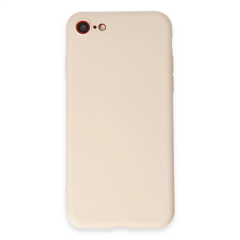 İphone 7 Kılıf First Silikon - Krem