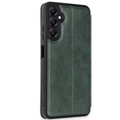 Samsung Galaxy A26 Kılıf Flip Cover - Koyu Yeşil