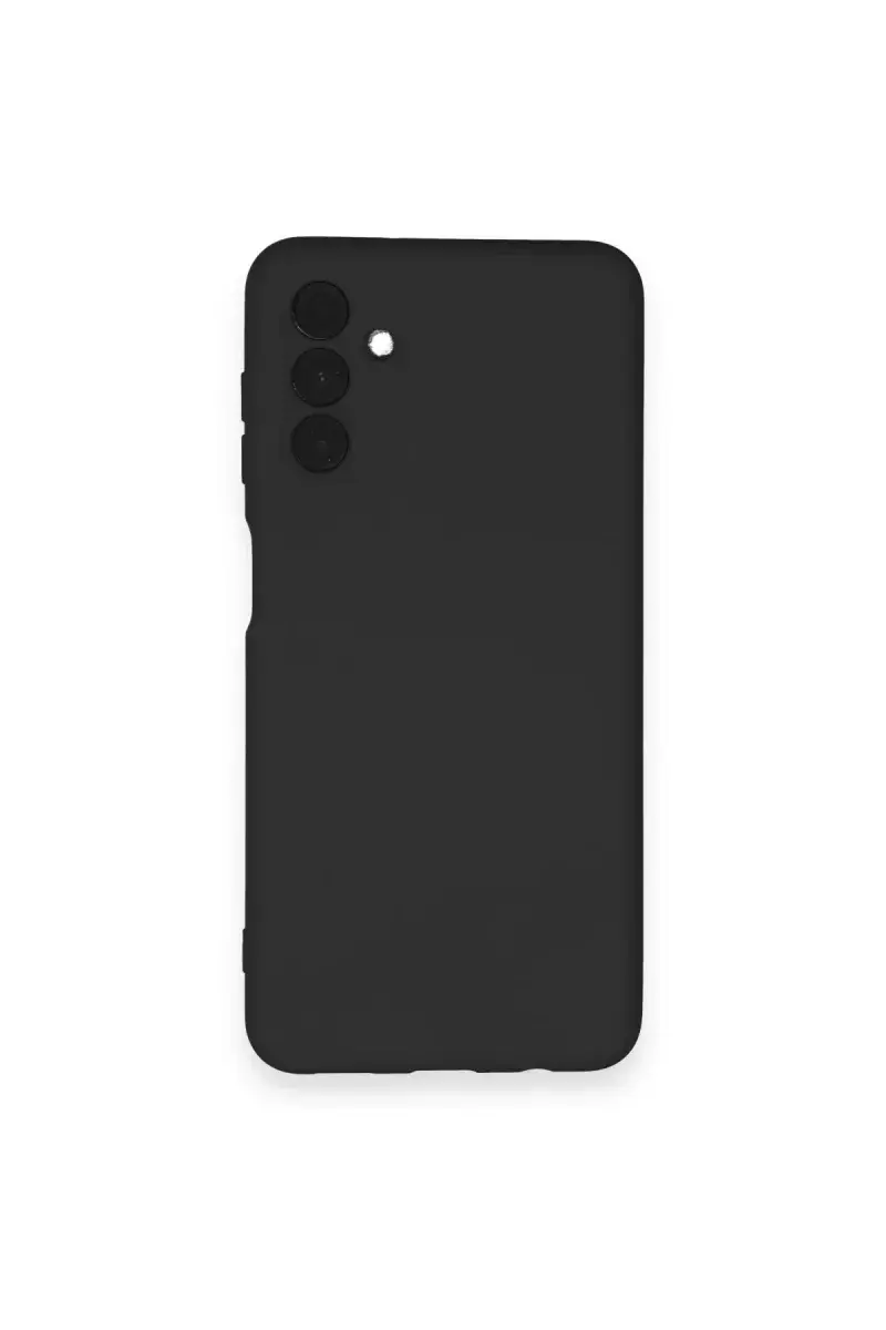 Newface Samsung Galaxy A14 4g Kılıf Nano İçi Kadife Silikon - Siyah