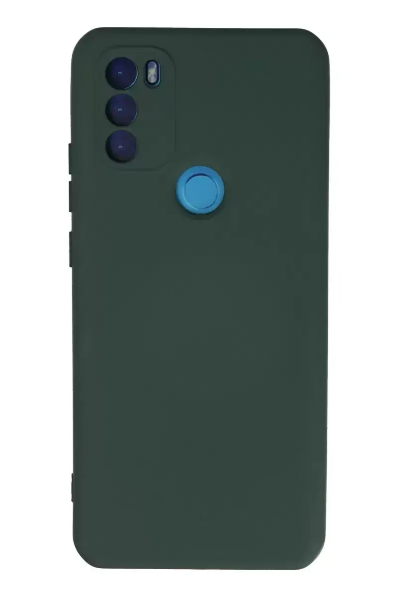 Newface General Mobile Gm 21 Plus Kılıf Nano İçi Kadife Silikon - Koyu Yeşil
