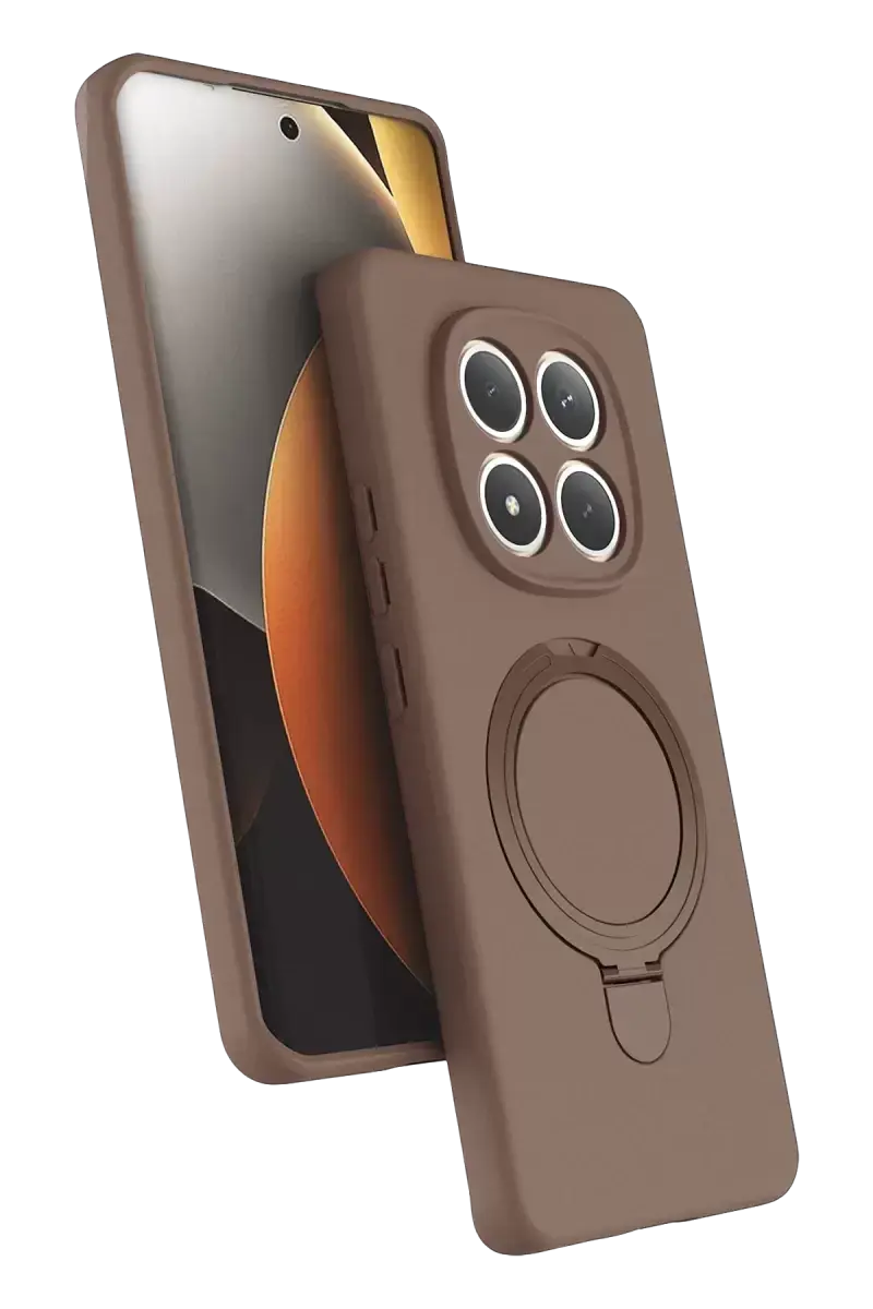 Newface Xiaomi Redmi Note 15 Pro 5g Regal Magsafe Standlı Kapak - Çöl Titanyum