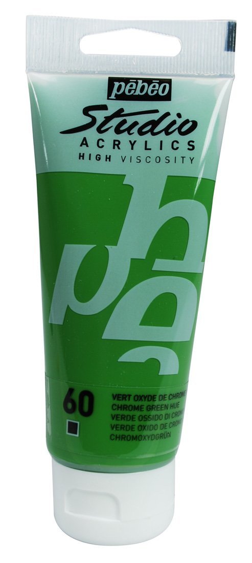 Studio Akrilik Boya - Chrome Green Hue - 100ml - N:60