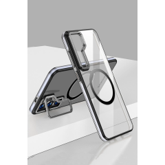 Joko Samsung Galaxy S24 Crystal Magsafe Kapak - Siyah