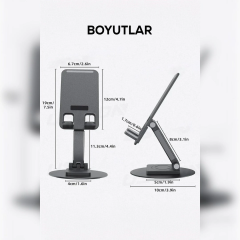 Kablo Geçirilebilir Telefon Tutucu