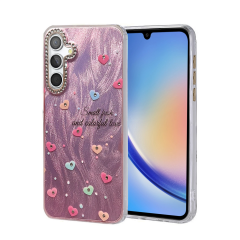 Samsung Galaxy A34 5g Kılıf Blade Aynalı Desenli Kapak - Desen 8