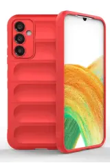 Newface Samsung A36 Kılıf Optimum Silikon - Kırmızı
