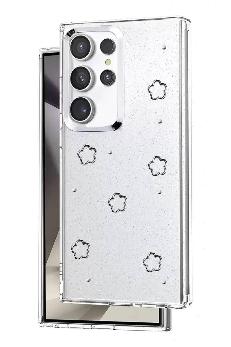Newface Samsung Galaxy S25 Ultra Fiyonk Desenli Kapak - Desen 2
