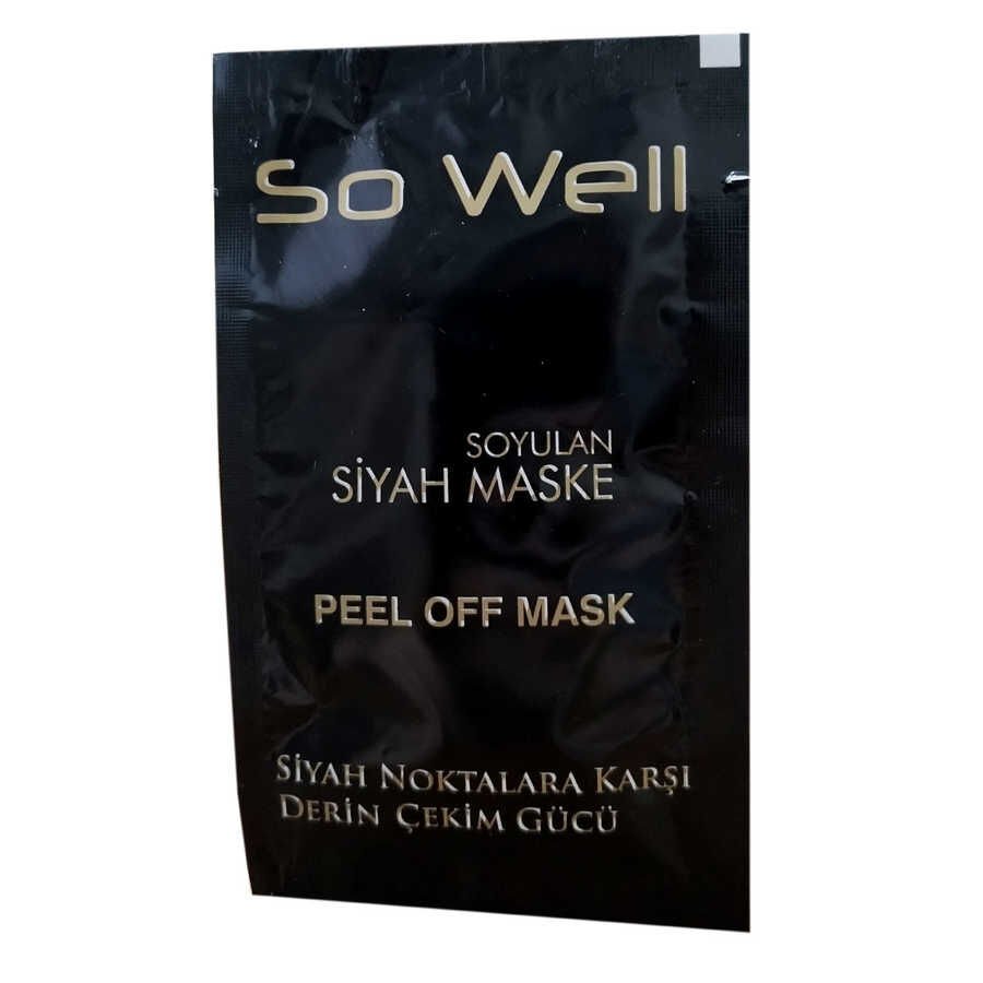 Soyulabilir Siyah Maske 10 ML