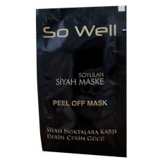 Soyulabilir Siyah Maske 10 ML