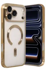 Newface Apple İphone 17 Pro Kross Magneticsafe Kapak - Gold