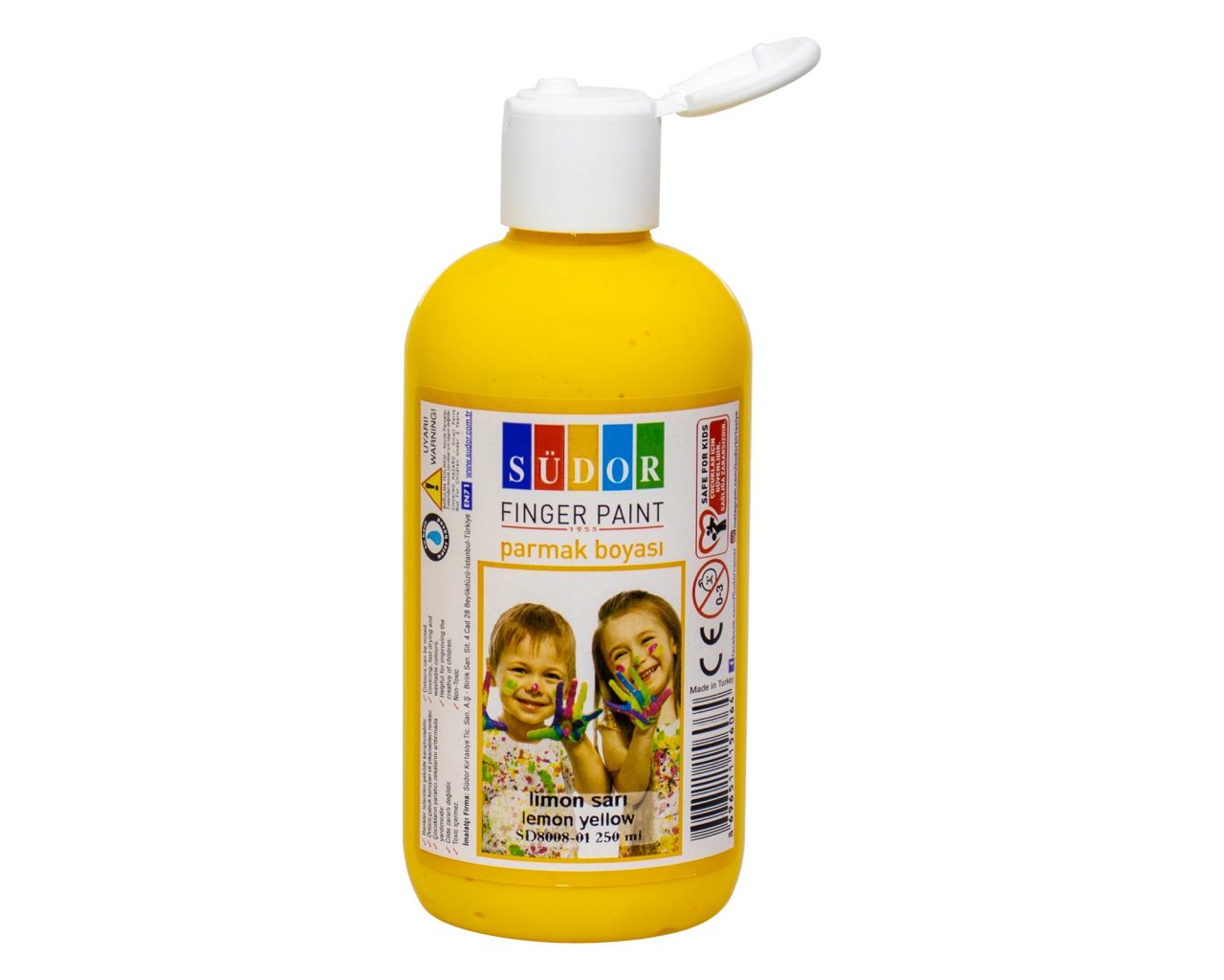 Parmak Boyası Limon Sarısı 250ml
