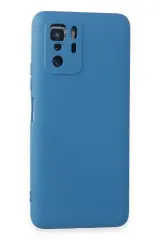 Newface Xiaomi Poco X3 Gt Kılıf Nano İçi Kadife Silikon - Mavi