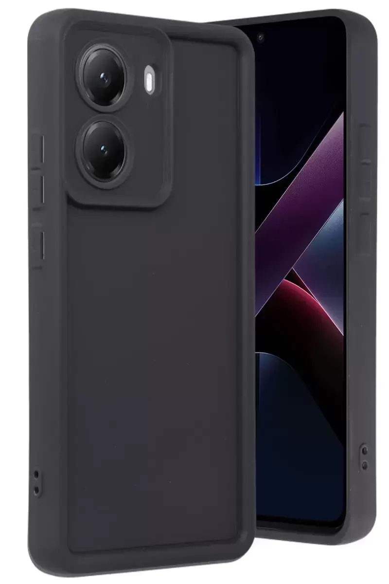 Newface Xiaomi Poco X7 Pro Viera Silikon - Siyah