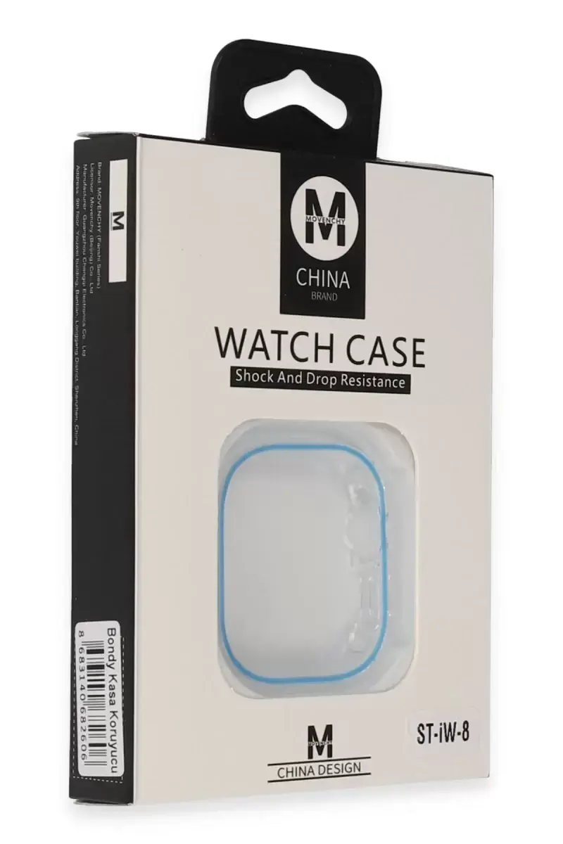 Movenchy Apple Watch Ultra 49mm Bondy Kasa Koruyucu - Mavi