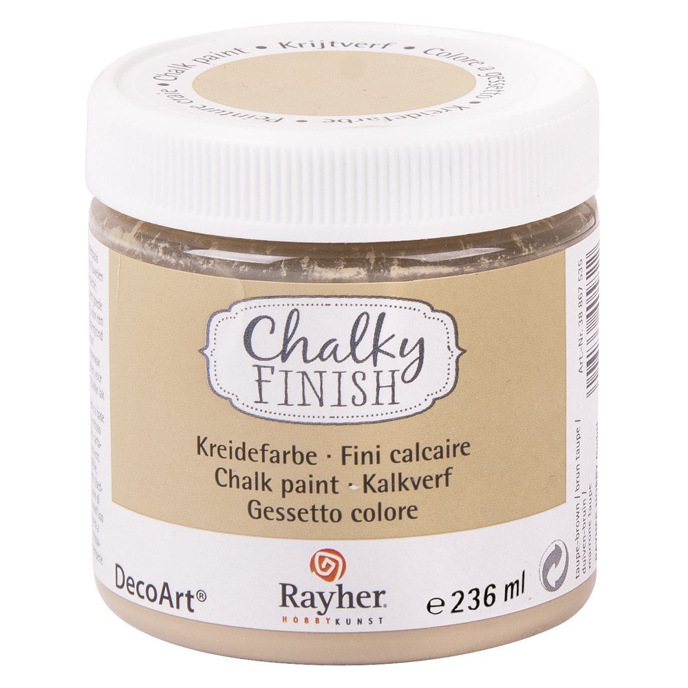 Chalky Finish Dekor Mobilya Boyası 236ml - T.Brown