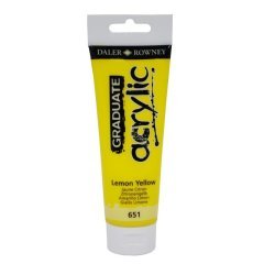 Graduate Akrilik Boya 120ml 651 Lemon Yellow