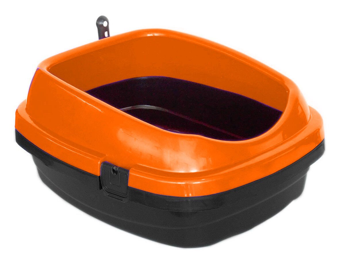 Derin Kedi Tuvalet Kabı 49*40*22 Cm Turuncu