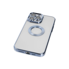İphone 14 Pro Max Kılıf Slot Silikon - Sierra Blue
