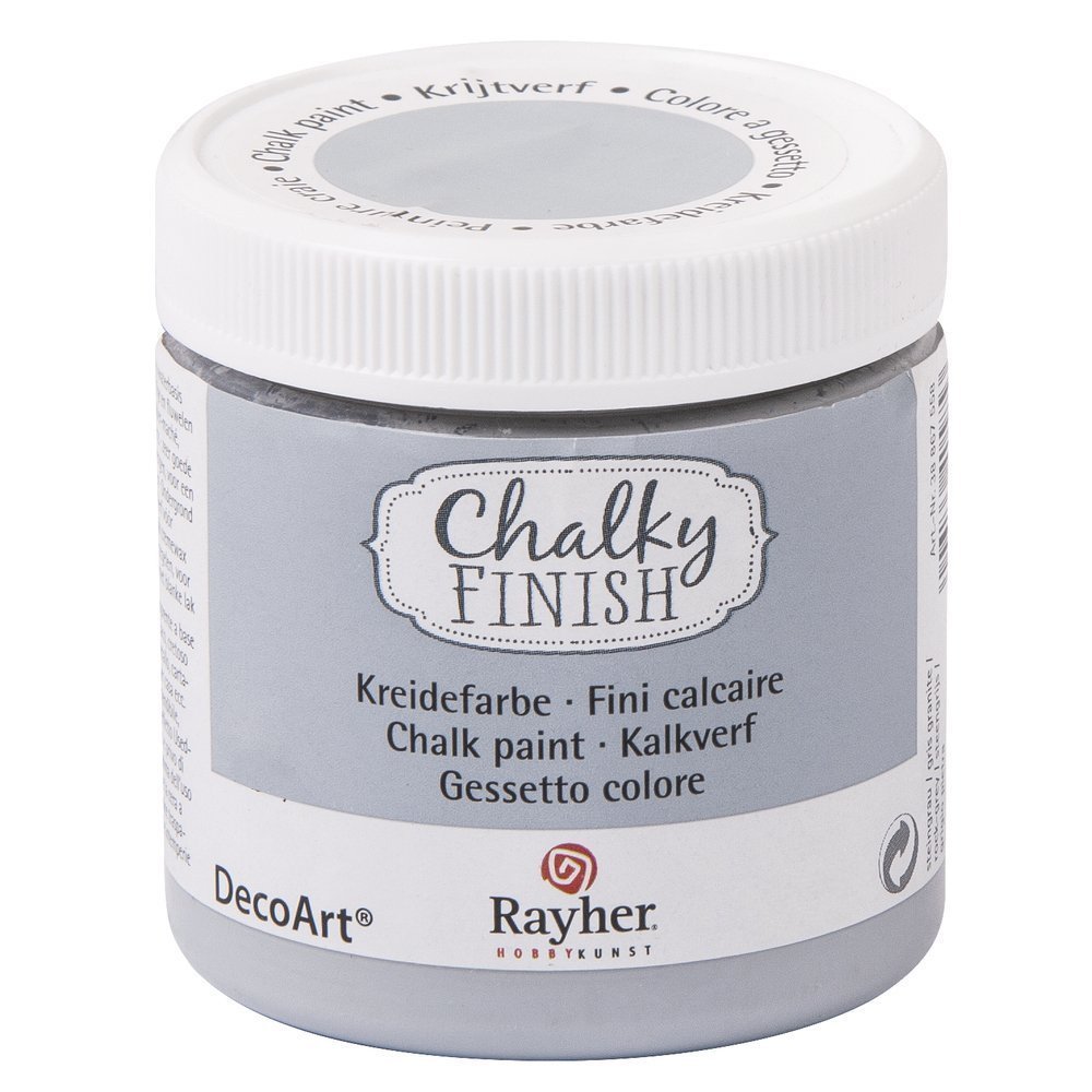 Chalky Finish Dekor Mobilya Boyası 236ml - Rock Grey