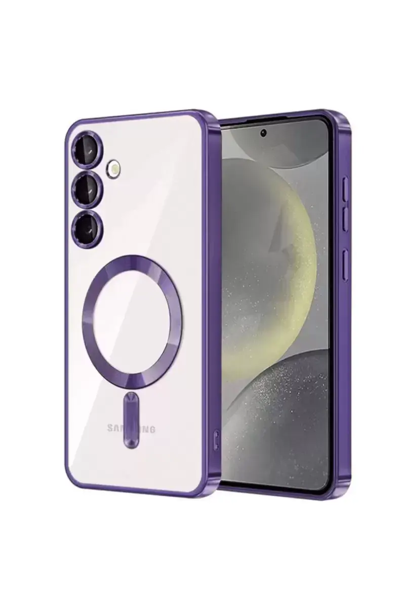 Newface Samsung Galaxy S23 Plus Kılıf Kross Magneticsafe Kapak - Mor