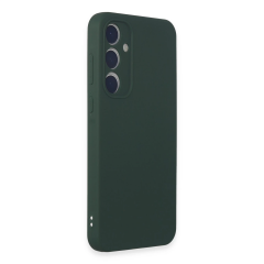 Samsung Galaxy A35 5g Kılıf First Silikon - Koyu Yeşil