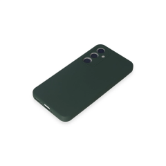Samsung Galaxy A35 5g Kılıf First Silikon - Koyu Yeşil