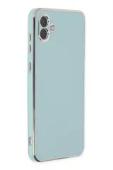 Newface Samsung Galaxy A04 Kılıf Volet Silikon - Açık Yeşil