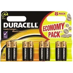 Duracell Aa Kalem Pil (8li Paket Fiyatı)