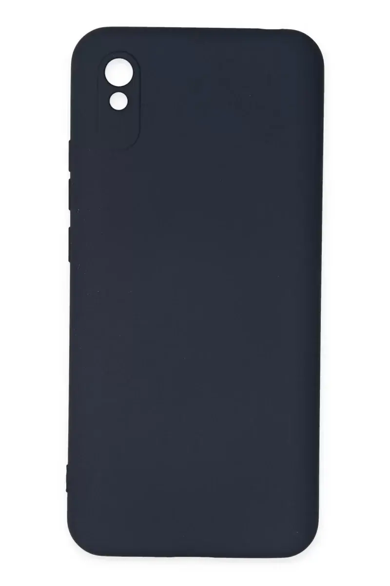 Newface Xiaomi Redmi 9a Kılıf Nano İçi Kadife Silikon - Lacivert