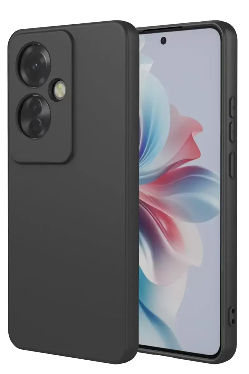 Newface Oppo Reno 11f Kılıf First Silikon - Siyah