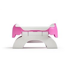 OkBaby Roady Katlanabilir Oturak & Klozet Adaptörü / Canlı Pembe