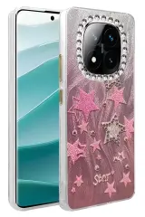 Newface Xiaomi Redmi Note 14 Pro 5g Kılıf Blade Aynalı Desenli Kapak - Desen 7