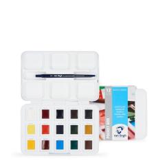 Suluboya Seti 12+3 Renk (Defter ve Fırça Hediyeli)